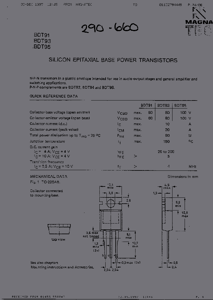 BDT95-SM_999523.PDF Datasheet