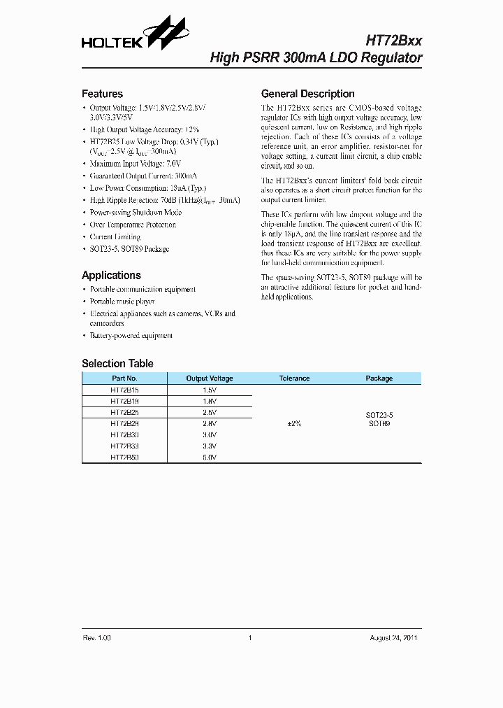 HT72B30_1615228.PDF Datasheet