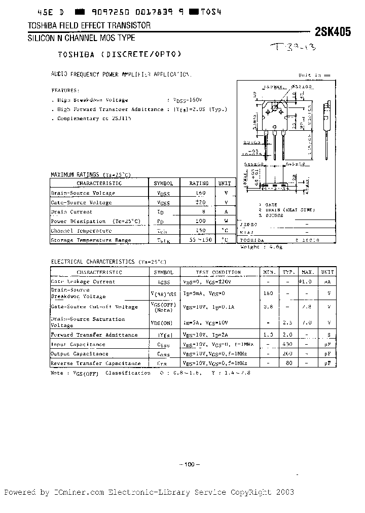 2SK405O_1000344.PDF Datasheet
