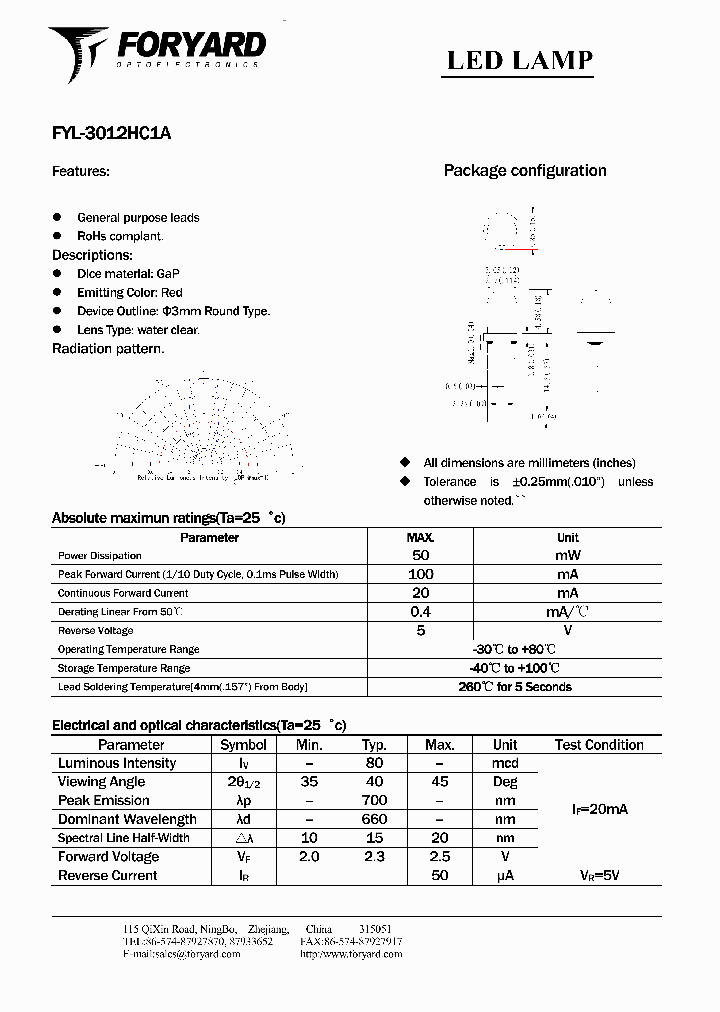 FYL-3012HC1A_1616602.PDF Datasheet