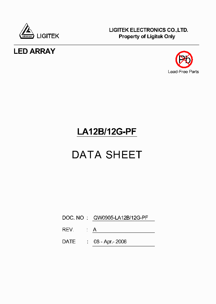 LA12B-12G-PF_1616670.PDF Datasheet