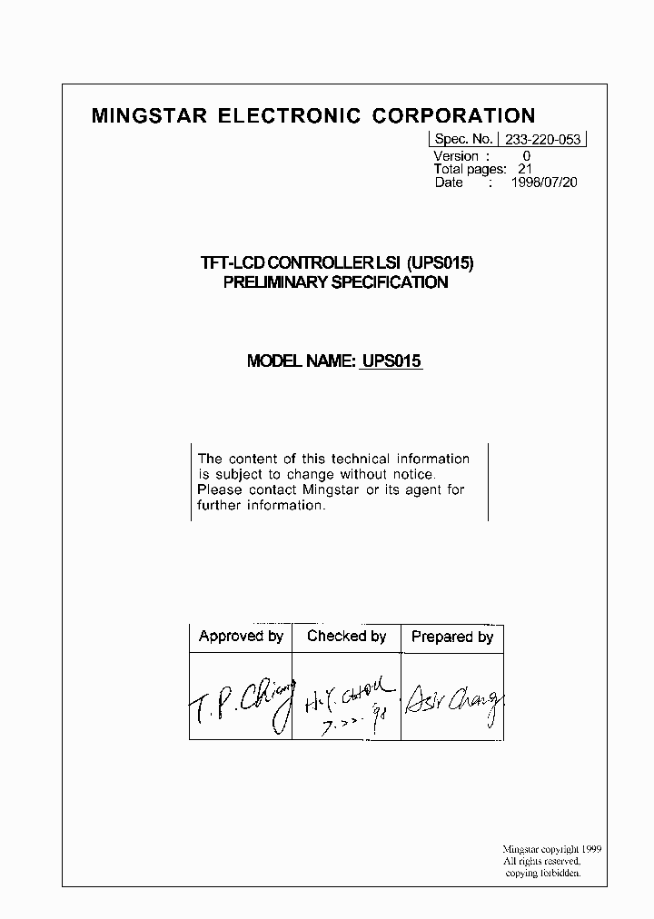 UPS015_1002478.PDF Datasheet