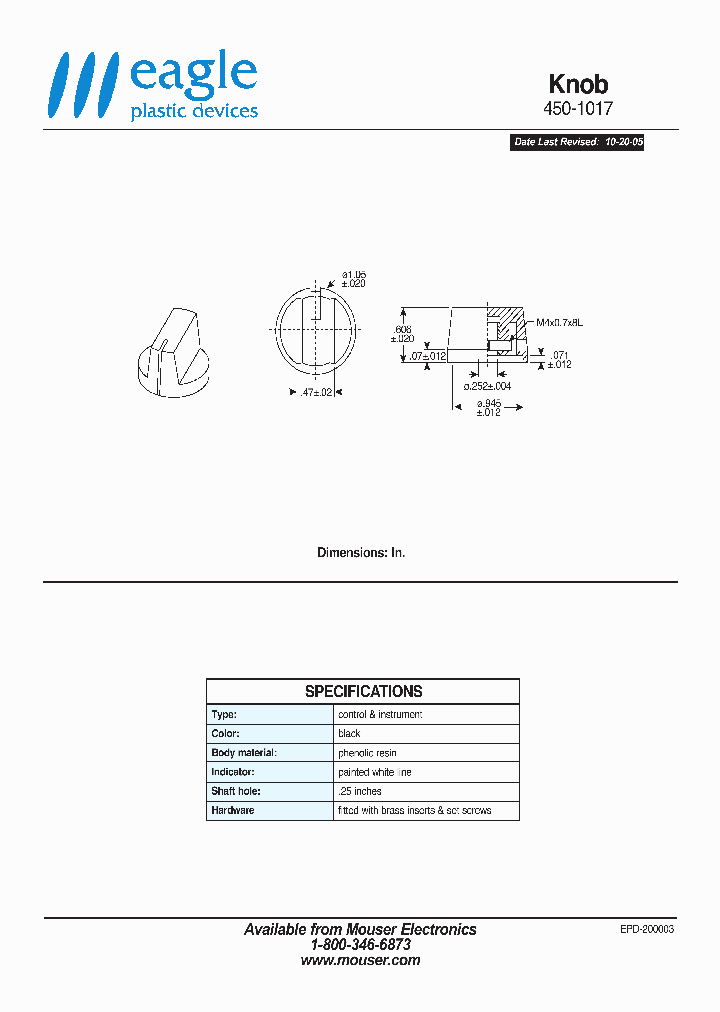 450-1017_999682.PDF Datasheet