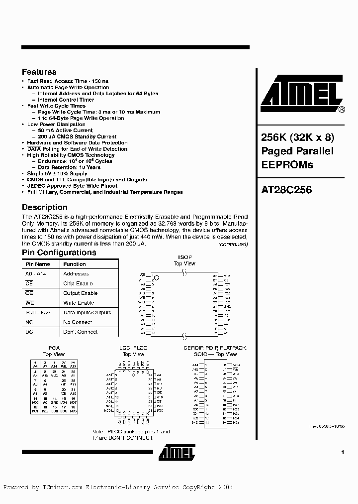 AT28C256-25SC_1000861.PDF Datasheet