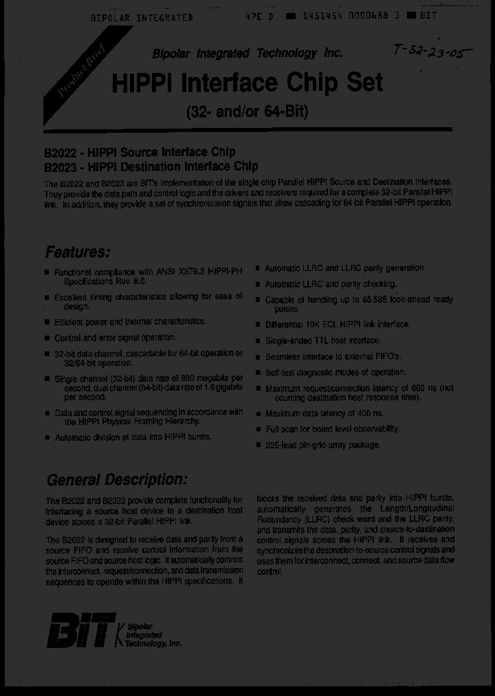B2022_994734.PDF Datasheet