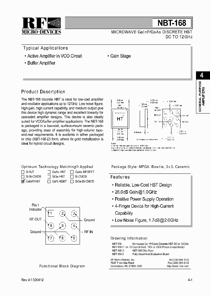 NBT-168-T1_1004155.PDF Datasheet