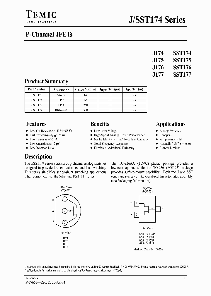 SST177-T1_1003033.PDF Datasheet