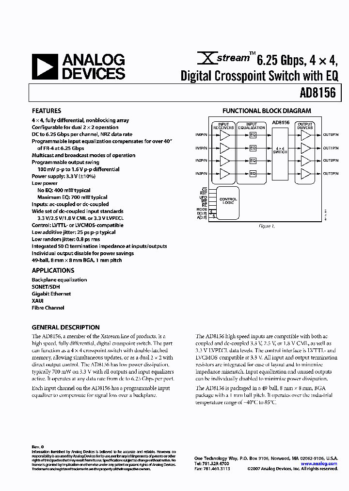 AD8156-EVALZ_1001323.PDF Datasheet