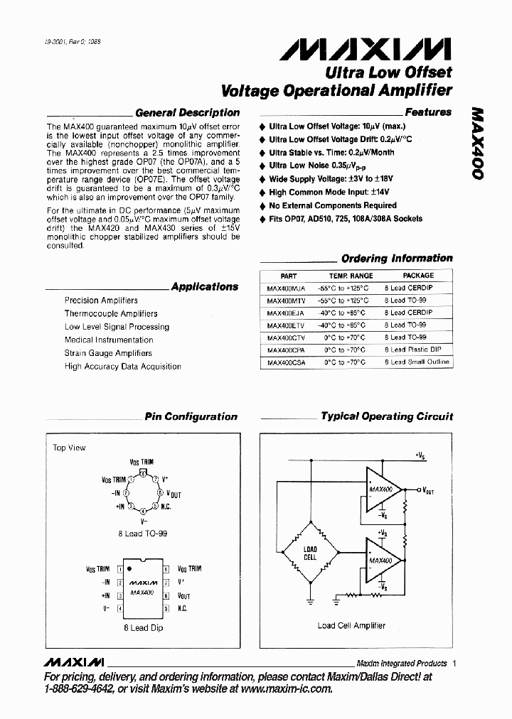 MAX400_1622673.PDF Datasheet