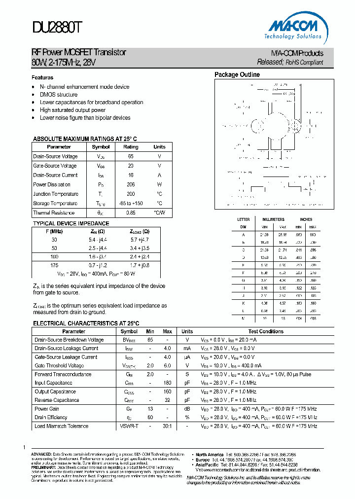 DU2880T_1623175.PDF Datasheet