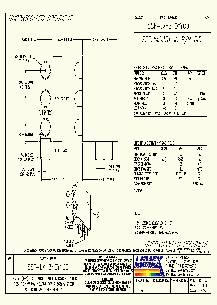 SSF-LXH340YYGD_1006987.PDF Datasheet