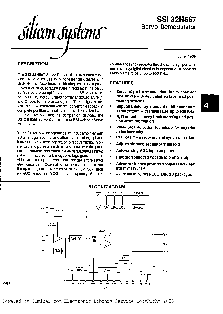 SSI32H567-CL_1003027.PDF Datasheet