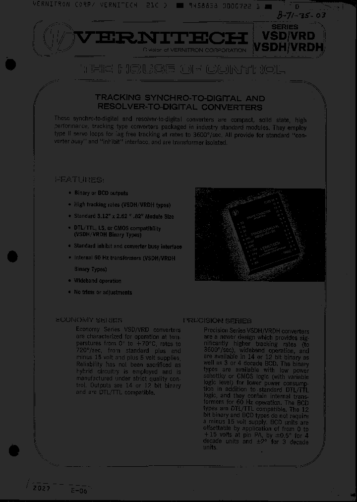 VSDH609_1006307.PDF Datasheet