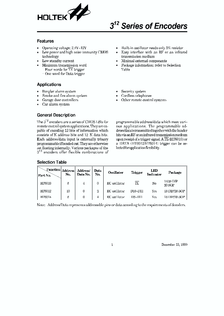 HT6010-18DIP_1013772.PDF Datasheet