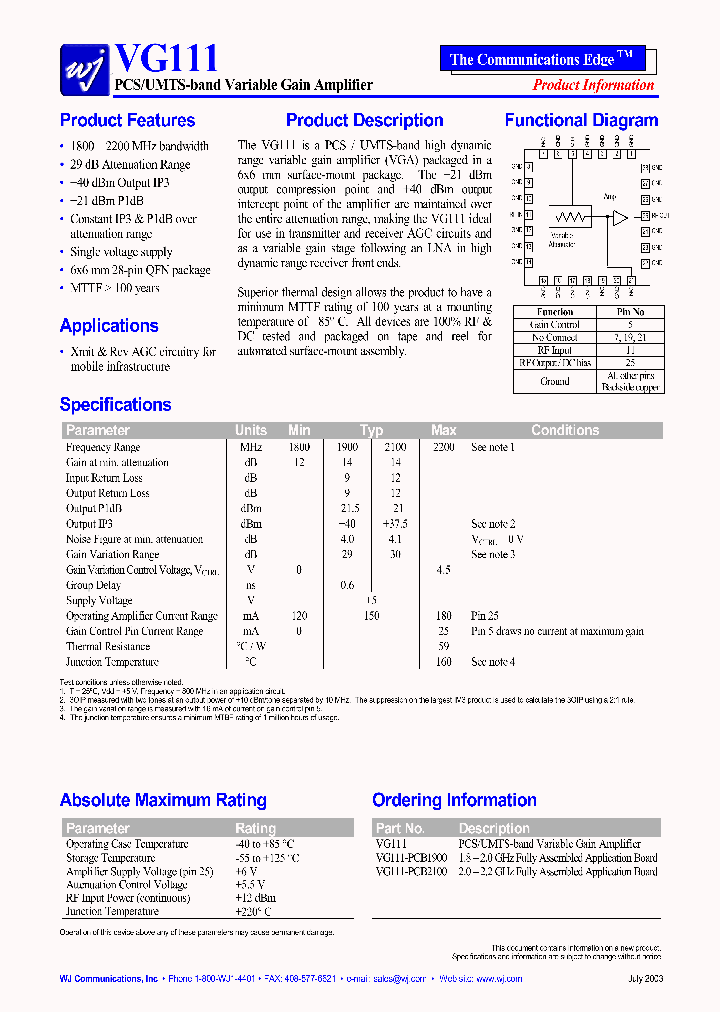VG111_1006684.PDF Datasheet