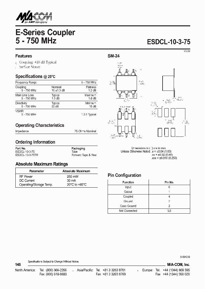 ESDCL-10-3-75_1017454.PDF Datasheet