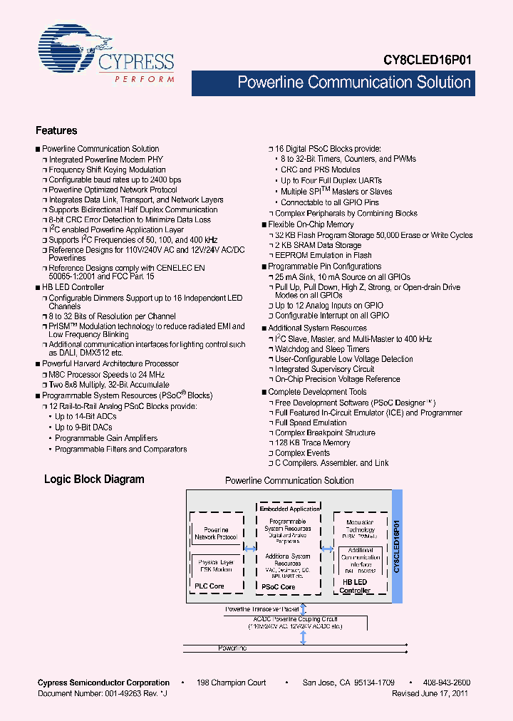 CY8CLED16P01-48LFXI_1628991.PDF Datasheet