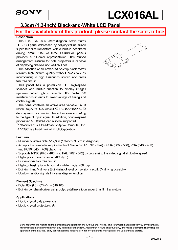 LCX016AL_1628413.PDF Datasheet