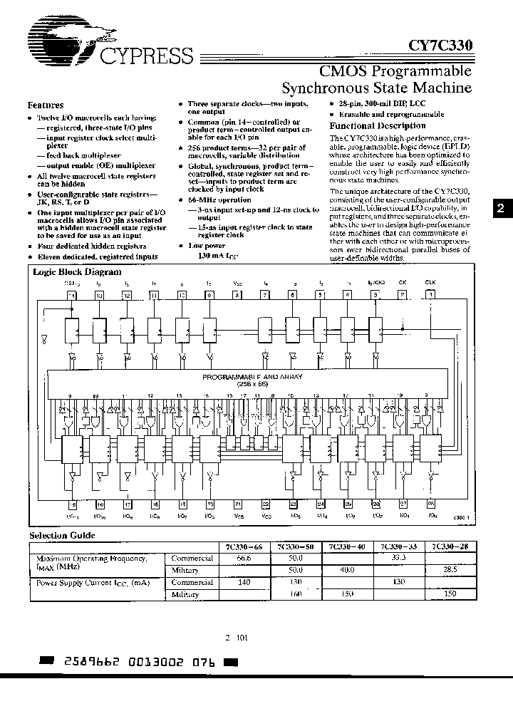 CY7C330-28TMB_1016117.PDF Datasheet