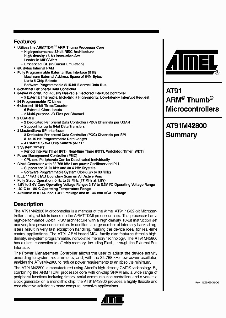 AT91M42800-33AI_1017606.PDF Datasheet