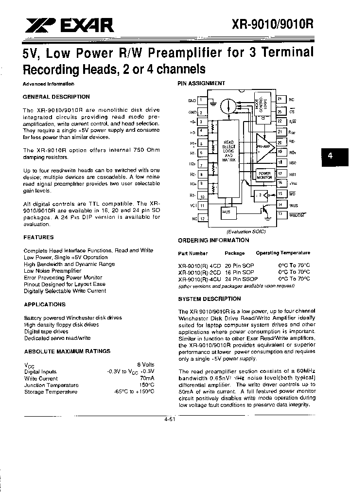 XR-9010-4CD_1019613.PDF Datasheet