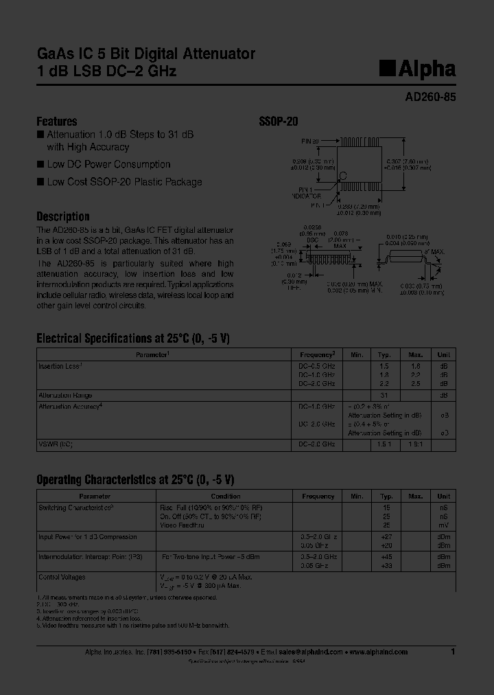 AD260-85_1022791.PDF Datasheet