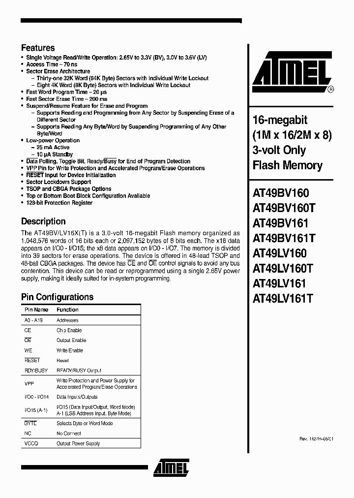 AT49LV160-90CI_1023184.PDF Datasheet