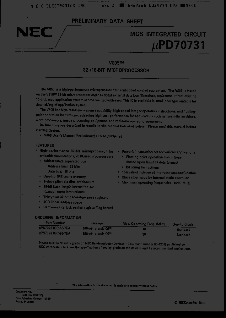 UPD70731GC-20-7EA_1022430.PDF Datasheet