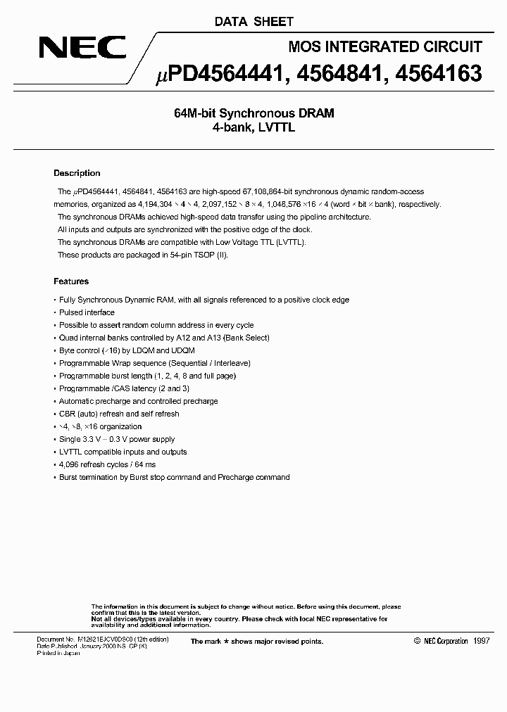 UPD4564163G5-A10-9JF_1023875.PDF Datasheet