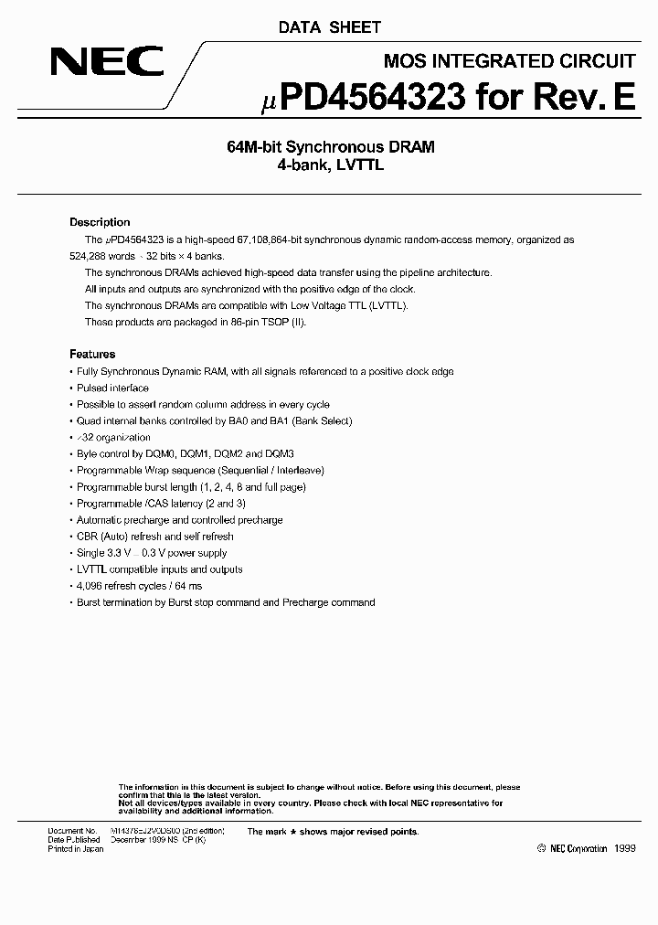 UPD4564323G5-A10-9JH_1023877.PDF Datasheet