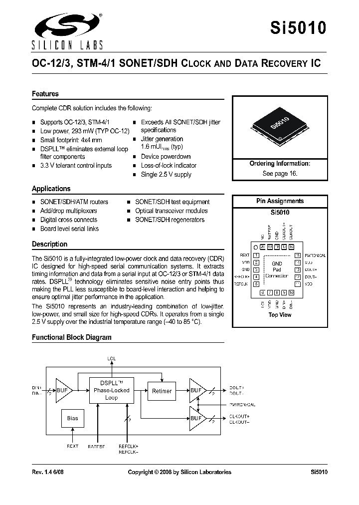 SI5010-BM_1025407.PDF Datasheet