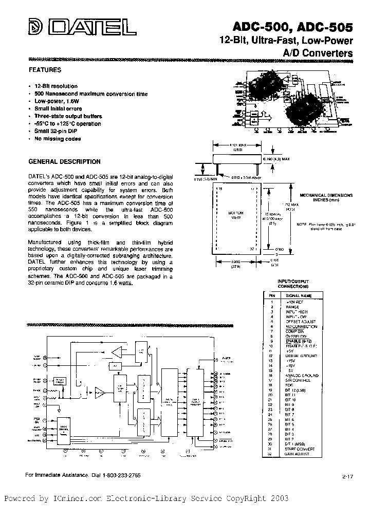 ADC-500-BMC_1025417.PDF Datasheet