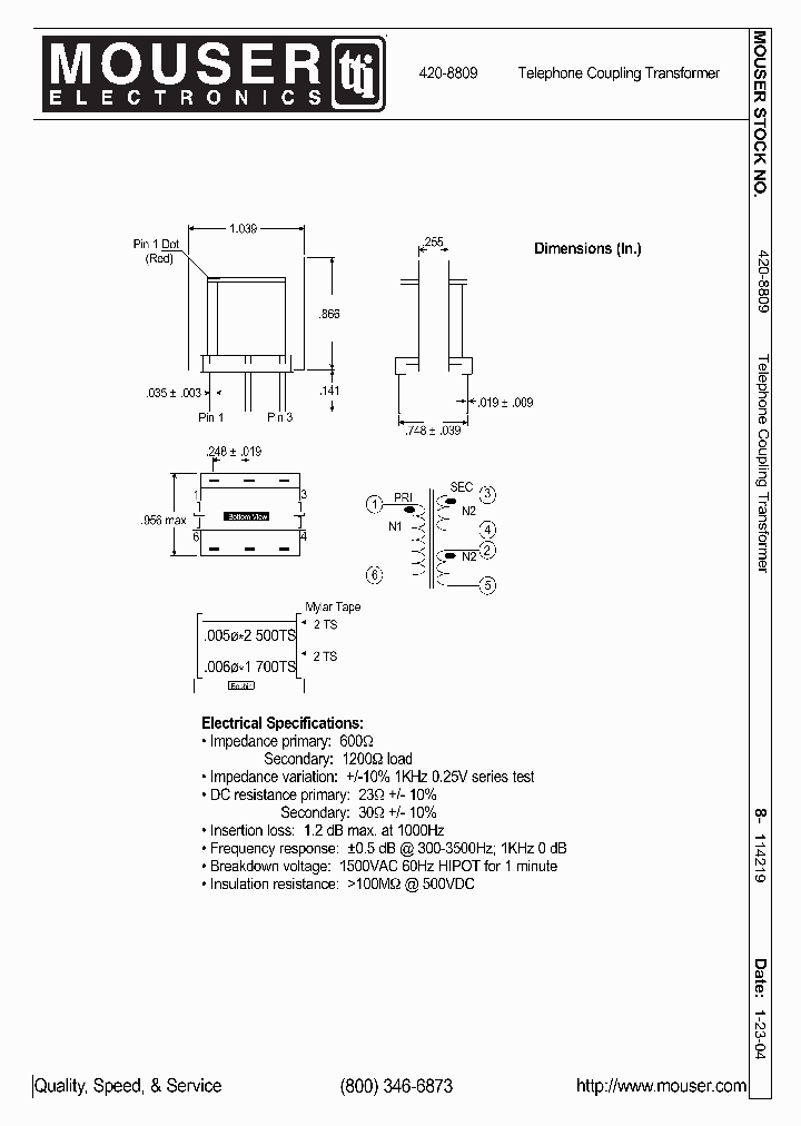 420-8809_1022853.PDF Datasheet