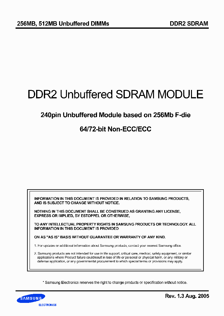 M378T3253FGZ0-CE6D5CC_1026013.PDF Datasheet