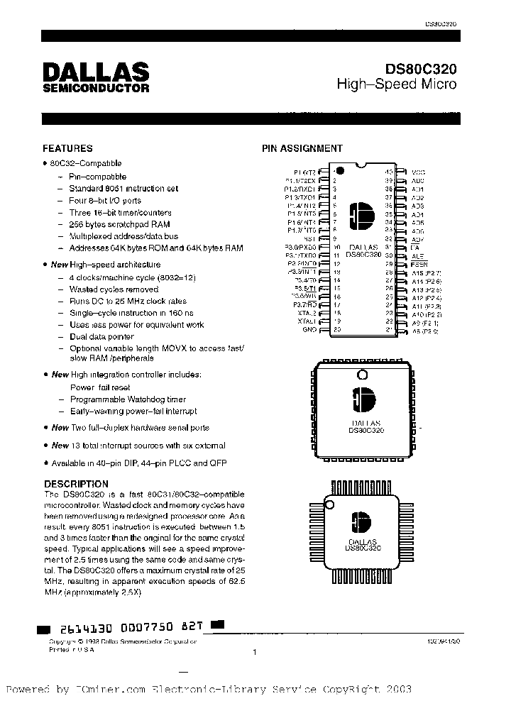 DS80C320-FCG_1027137.PDF Datasheet