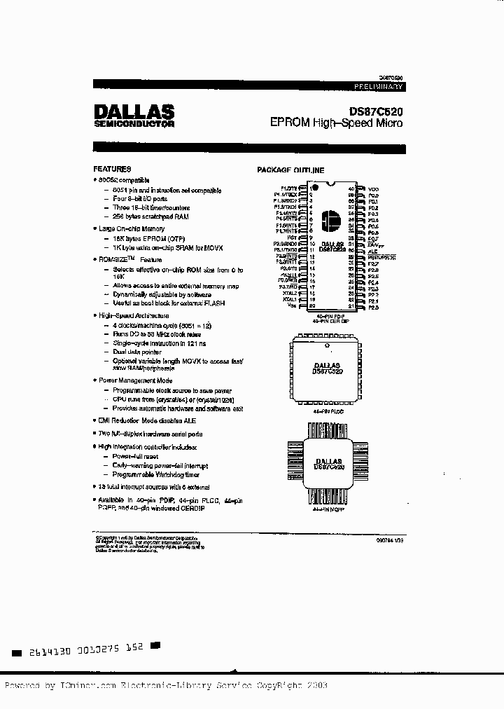 DS87C520-FCL_1027140.PDF Datasheet