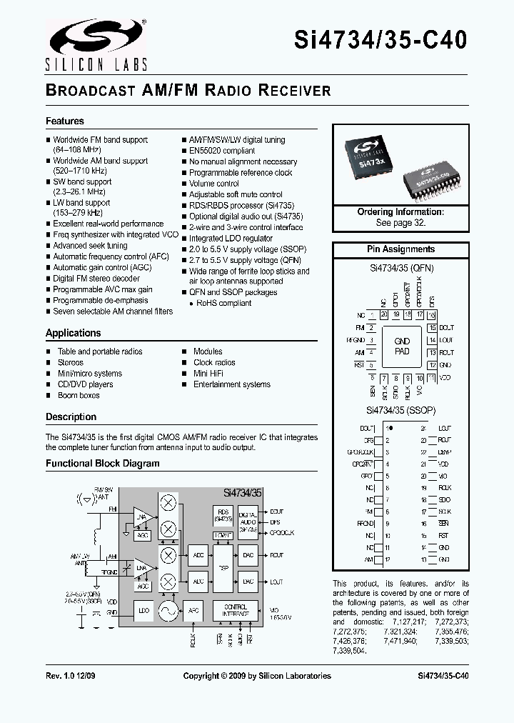 SI4735-C40-GU_1027683.PDF Datasheet