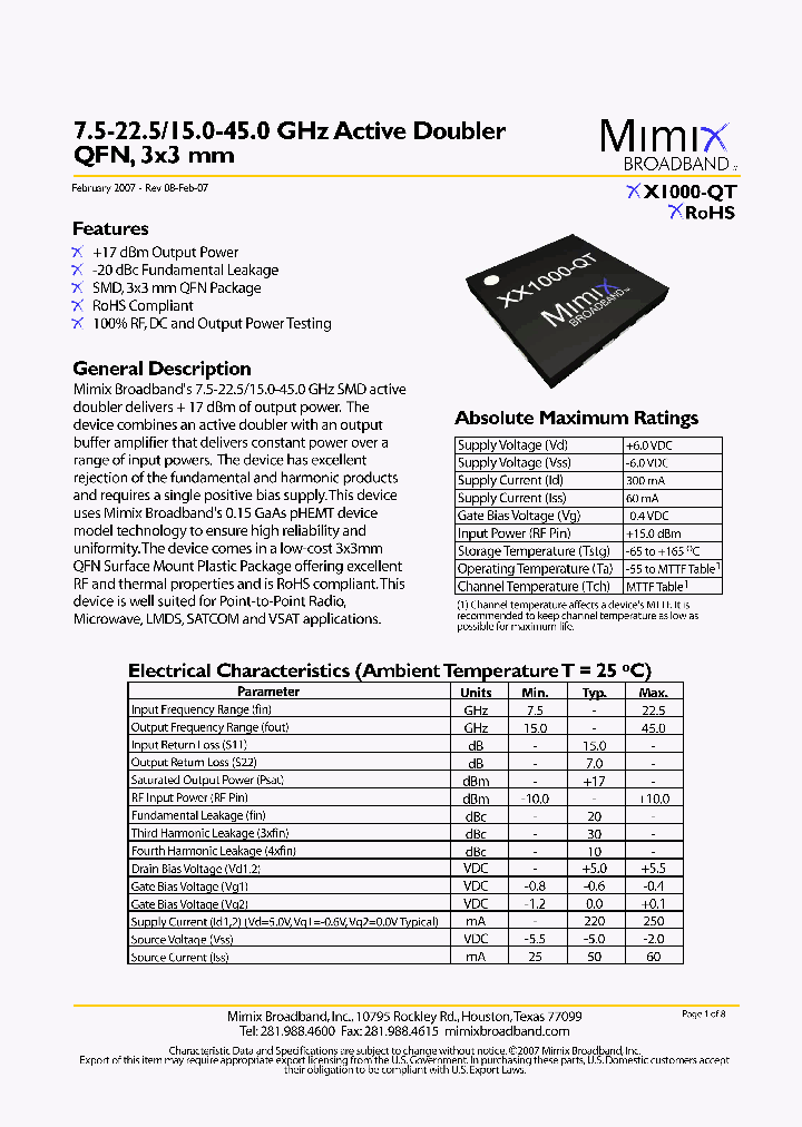 XX1000-QT07_1029627.PDF Datasheet