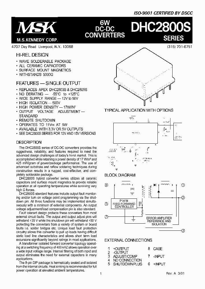 DHC2805SE_1032312.PDF Datasheet