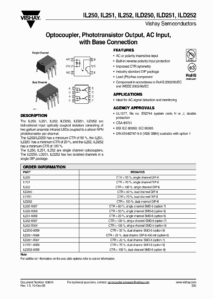 IL250-X001_1031974.PDF Datasheet