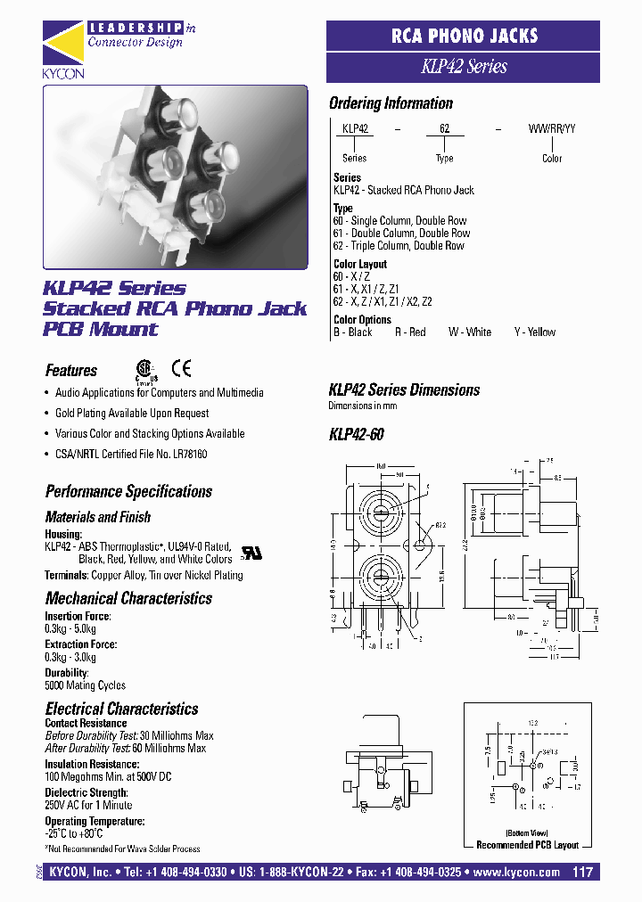 KLP42-60-YY_1032131.PDF Datasheet