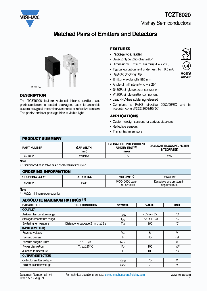 TCZT8020-PAER_1029315.PDF Datasheet