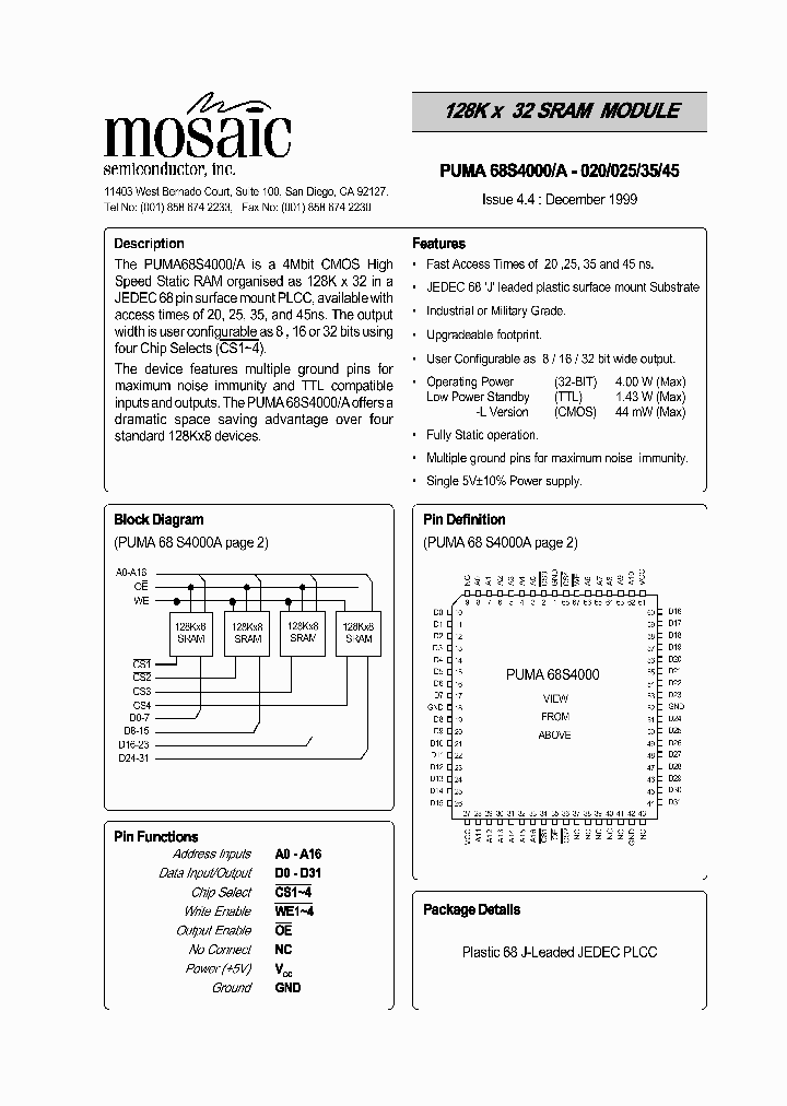 PUMA68S4000M-025_1032936.PDF Datasheet
