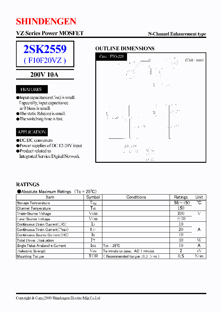 2SK2556_1034383.PDF Datasheet