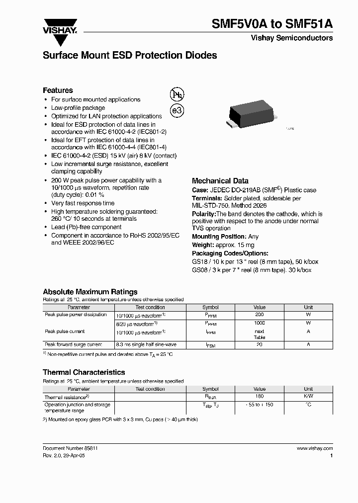 SMF10-GS08_1027592.PDF Datasheet