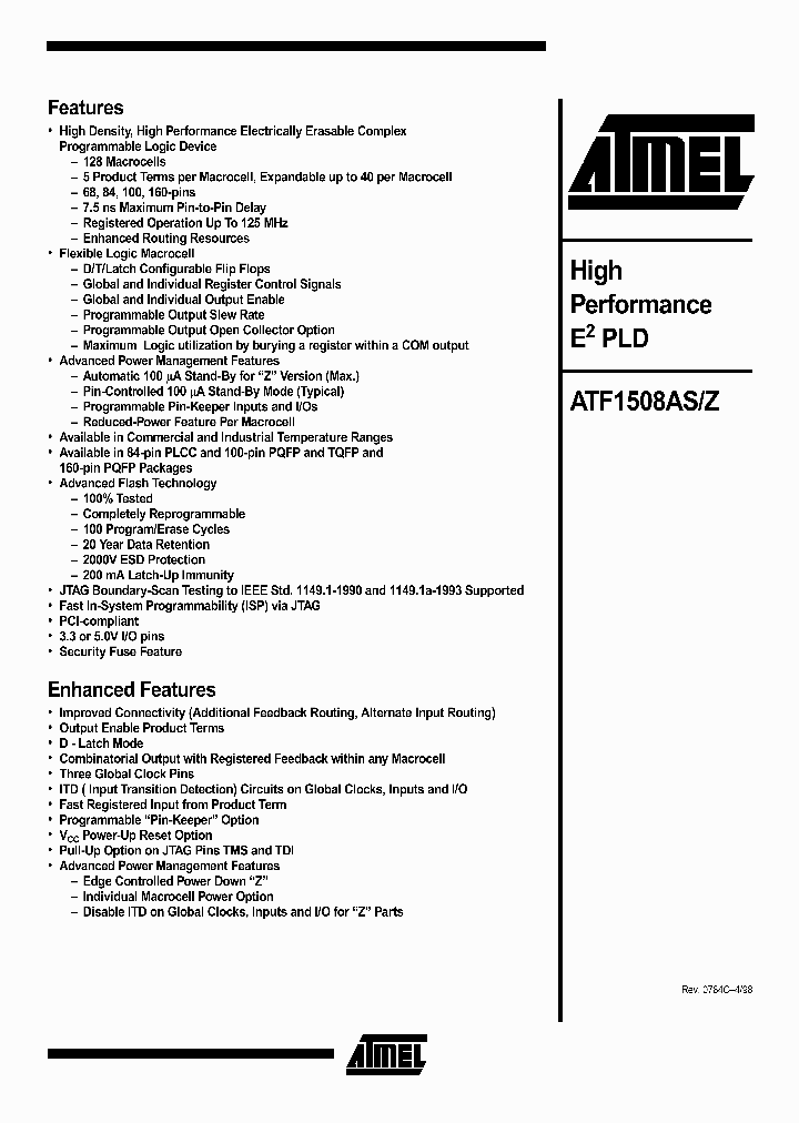 ATF1508Z_1036183.PDF Datasheet