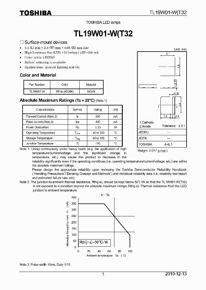 TL19W01-W-T32_1632673.PDF Datasheet