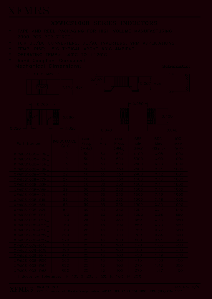 XFWICS1008_1633316.PDF Datasheet
