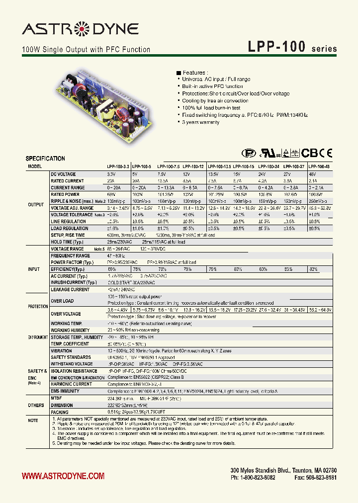 LPP-100-135_1037761.PDF Datasheet