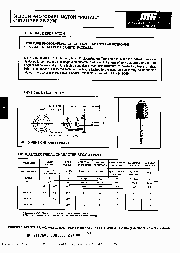 GS3030-2_1033784.PDF Datasheet
